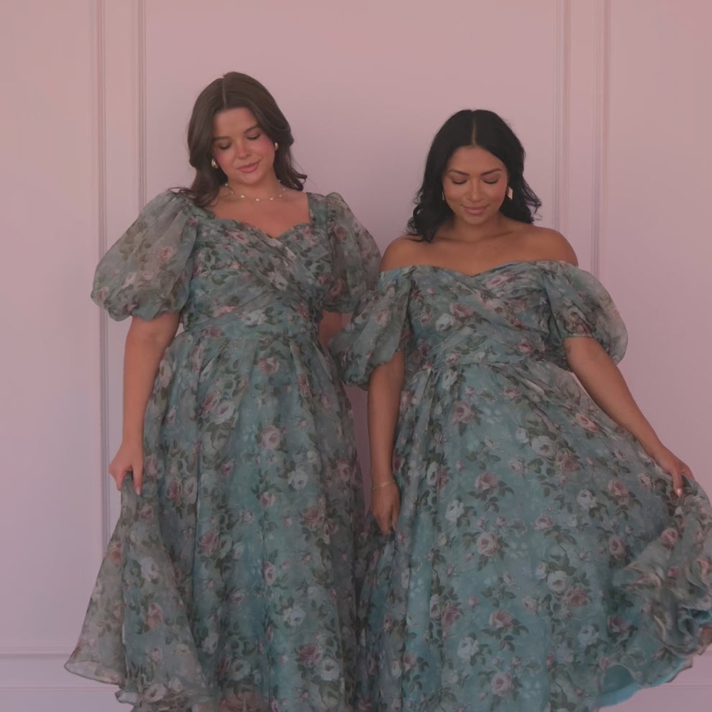 Floral Off-Shoulder Dress Gabriella